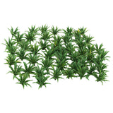 Green Plastic Heart&Sword Shaped Leaves Grass Ground Cover HO OO for Diorama