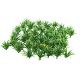 Green Plastic Heart&Sword Shaped Leaves Grass Ground Cover HO OO for Diorama
