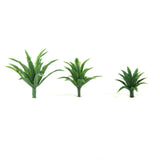 Maxbell 17x50pcs Green Scenery Landscape Model Sword Grass