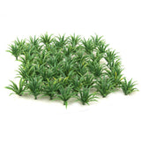 Maxbell 12x50pcs Green Scenery Landscape Model Sword Grass 1:100-1:200 Assembly Parts