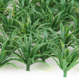 Maxbell 10x50pcs Green Scenery Landscape Model Sword Grass 1:100-1:200 Assembly Parts