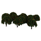 Maxbell 3x20pcs Model Orange Fruit Trees Train Railway Layout Scale 1/100 6CM