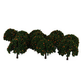 Maxbell 2x20pcs Model Orange Fruit Trees Train Railway Layout Scale 1/100 6CM