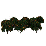 Maxbell 2x20pcs Model Orange Fruit Trees Train Railway Layout Scale 1/100 6CM