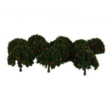 Maxbell 2x20pcs Model Orange Fruit Trees Train Railway Layout Scale 1/100 6CM