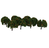 Maxbell 2x20pcs Model Orange Fruit Trees Train Railway Layout Scale 1/100 6CM