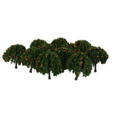 Maxbell 2x20pcs Model Orange Fruit Trees Train Railway Layout Scale 1/100 6CM