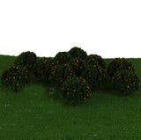 Maxbell 2x20pcs Model Orange Fruit Trees Train Railway Layout Scale 1/100 6CM