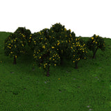 Maxbell 2x20pcs Model Train Green Fruit Trees Garden Street Layout Scale 1/300 4CM