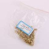Maxbell 6x100pcs Gold Alloy Pumpkin Spacer Beads 4mm