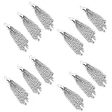 Maxbell 3x12pcs Tassel Charms Pendants Jewelry Making Findings Crafts DIY NEW Silver