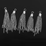 Maxbell 3x12pcs Tassel Charms Pendants Jewelry Making Findings Crafts DIY NEW Silver