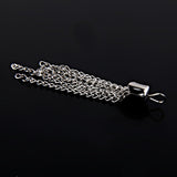 Maxbell 24Pcs Tassel Pendant Necklace DIY Craft For Jewelry Making Light Gold&Silver