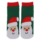 Kids Christmas Novelty Socks Baby Boys Girls Xmas Gift Santa Claus Print 1-3Y