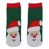 Maxbell Maxbell Kids Christmas Novelty Socks Baby Boys Girls Xmas Gift Santa Claus Print 1-3Y