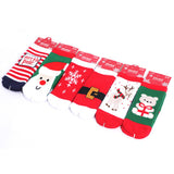 Maxbell Maxbell Kids Christmas Novelty Socks Baby Boys Girls Xmas Gift Santa Claus Print 1-3Y