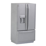 Maxbell 1:12 Dollhouse Miniature Furniture Fridge Refrigerator Silver