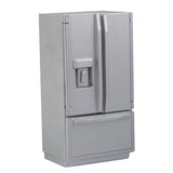 Maxbell 1:12 Dollhouse Miniature Furniture Fridge Refrigerator Silver