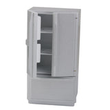 Maxbell 1:12 Dollhouse Miniature Furniture Fridge Refrigerator Silver