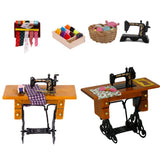 Maxbell 1:12 Dollhouse Miniature Black Sewing Machine