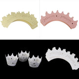 Maxbell 4x50pcs Cake Cupcake Wrappers Wraps Wedding Party Birthday Baby Shower Pink