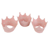 Maxbell 4x50pcs Cake Cupcake Wrappers Wraps Wedding Party Birthday Baby Shower Pink