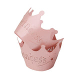 Maxbell 4x50pcs Cake Cupcake Wrappers Wraps Wedding Party Birthday Baby Shower Pink