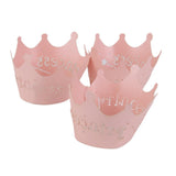 Maxbell 4x50pcs Cake Cupcake Wrappers Wraps Wedding Party Birthday Baby Shower Pink