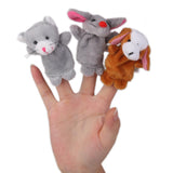 Maxbell 6set Fairy Tale Plush Cloth Dolls Finger Puppets Nursery Story Telling Hand Toys