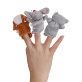 Maxbell 6set Fairy Tale Plush Cloth Dolls Finger Puppets Nursery Story Telling Hand Toys