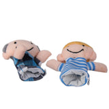 Maxbell 6set Fairy Tale Plush Cloth Dolls Finger Puppets Nursery Story Telling Hand Toys