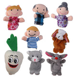 Maxbell 3x8pcs/set The Carrot Finger Puppets Nursery Rhyme/Fairy Tale