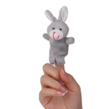 Maxbell 6xHare & Tortoise Finger Puppets Plush Baby Kids Educational Hand Toys
