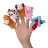 Maxbell 30xOld MacDonald Farm Animals Finger Puppets Kids Favor Toys 10pcs