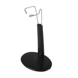 Maxbell 4xBlack Adjustable Doll Stand Display Holder15-18cm for Doll Teddy Bear