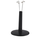 Maxbell 6xBlack Adjustable Doll Stand Display Holder15-18cm for Doll Teddy Bear