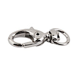 Maxbell 20x Lobster Clasps Trigger Swivel Snap Hook Clip Nickle Dog Lead Horse 40mm+34mm
