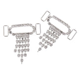 Maxbell DIY Tassel Rhinestone Bikini Connector Crystal Buckle Metal Chain Swimwear