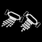 Maxbell DIY Tassel Rhinestone Bikini Connector Crystal Buckle Metal Chain Swimwear