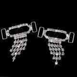 Maxbell DIY Tassel Rhinestone Bikini Connector Crystal Buckle Metal Chain Swimwear