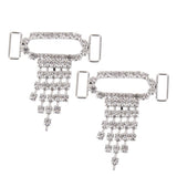 Maxbell DIY Tassel Rhinestone Bikini Connector Crystal Buckle Metal Chain Swimwear