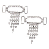 Maxbell DIY Tassel Rhinestone Bikini Connector Crystal Buckle Metal Chain Swimwear