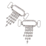 Maxbell DIY Tassel Rhinestone Bikini Connector Crystal Buckle Metal Chain Swimwear