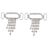 Maxbell DIY Tassel Rhinestone Bikini Connector Crystal Buckle Metal Chain Swimwear