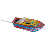 Maxbell 6xClassic Candle Powered Speed Boat Ship Tin Toys Water Handmade Decorations