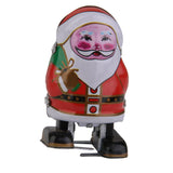 Maxbell Christmas Santa Claus Wind Up Tin Toy