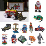 Maxbell Christmas Santa Claus Wind Up Tin Toy