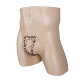 Maxbell Leopard Sexy Men C-string Stretch Pouch Thong Charming Underwear Panty