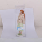 Maxbell Dollhouse Miniature Porcelain Dolls Women with White Stand