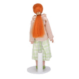 Maxbell Dollhouse Miniature Porcelain Dolls Women with White Stand